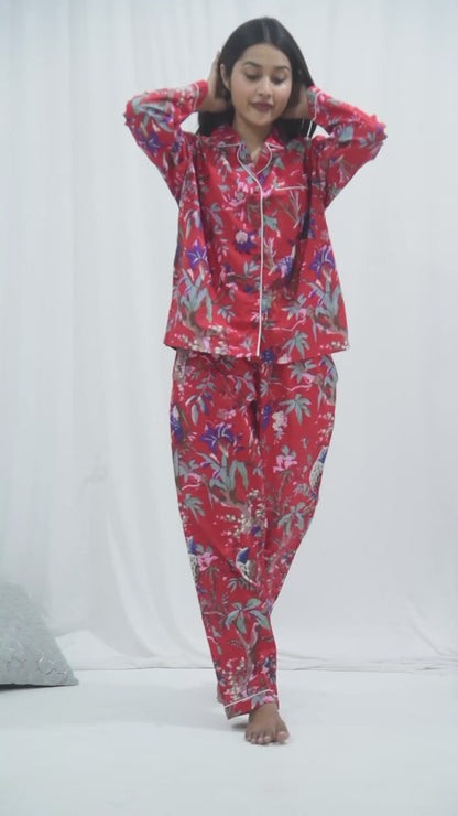 Long PJ Set - Red Sanctuary