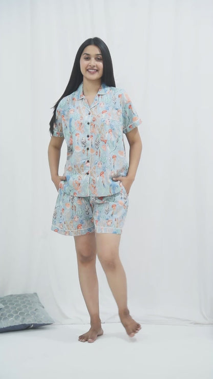 Under the Sea Short PJ Set