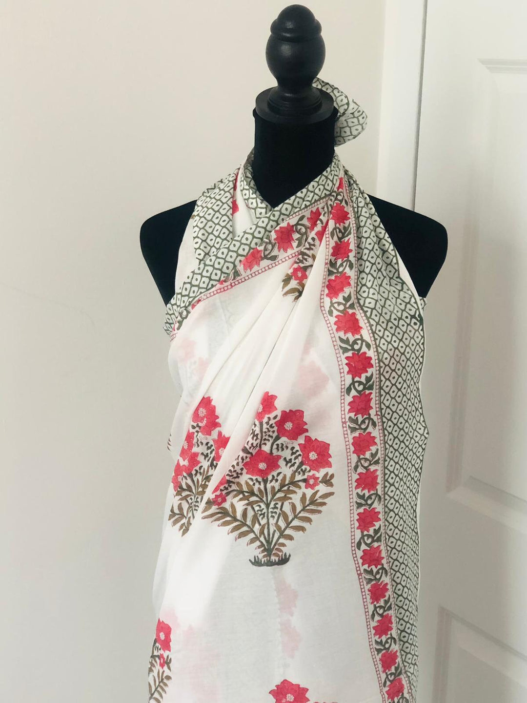 Floral Kalamkari Cotton Pareos