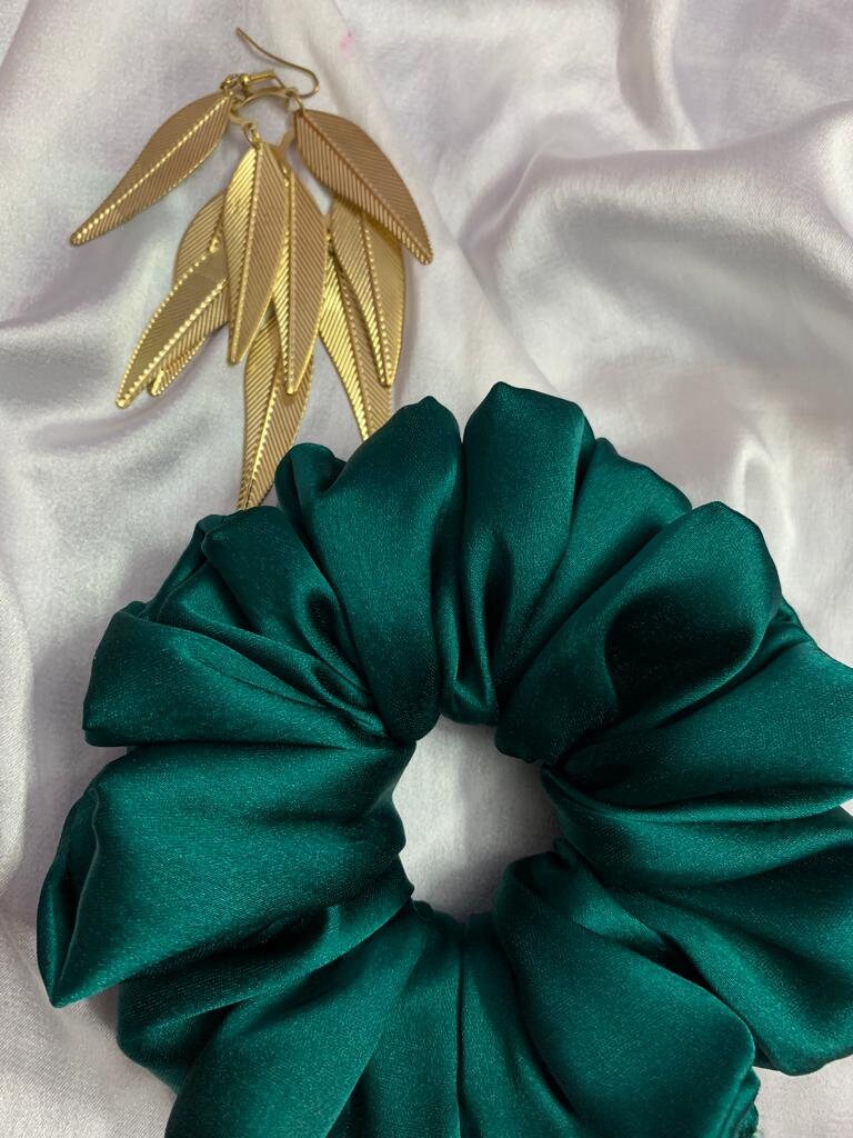 Scrunchie Hair Tie | Soft Satin Scrunchie | Gentle Elastic Hair Tie | Homemade Scrunchies | Gift Items | Perfect Gift For Her