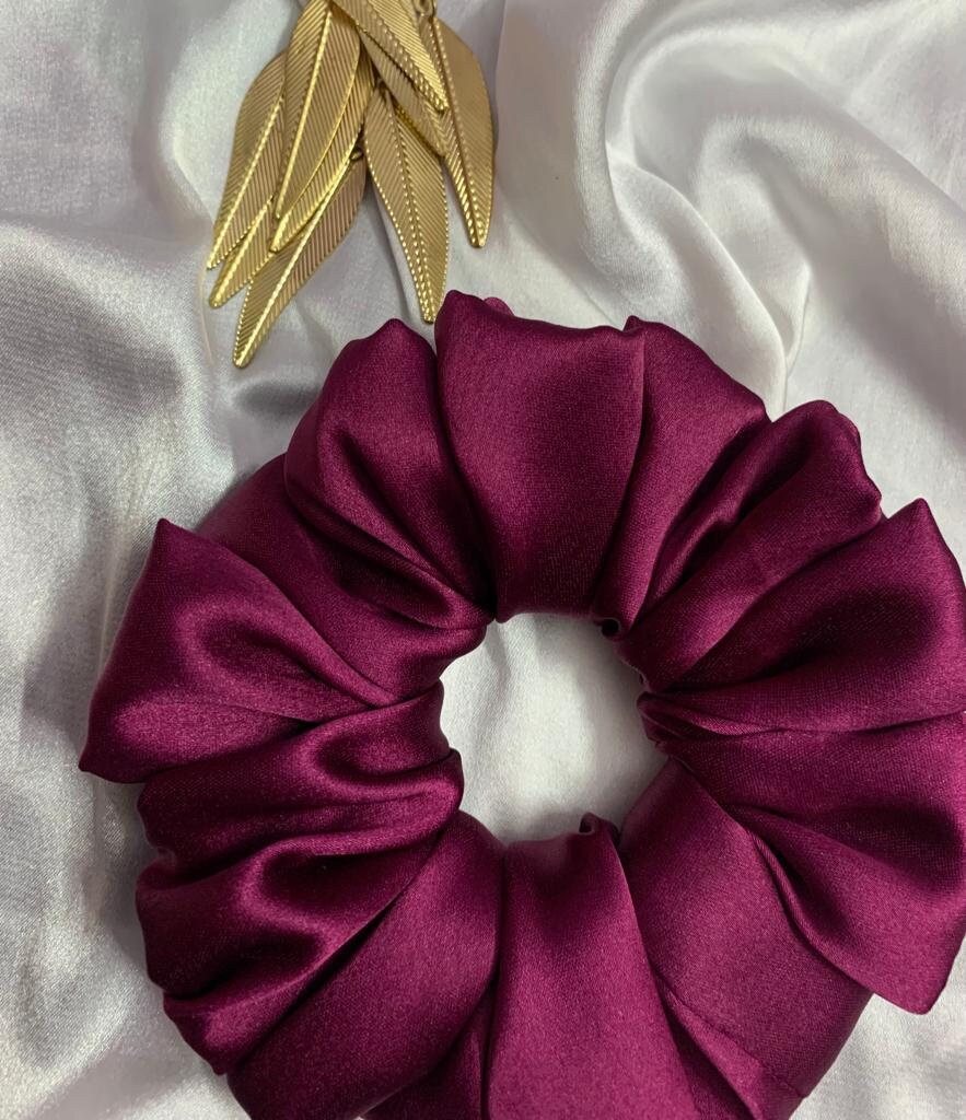 Scrunchie Hair Tie | Soft Satin Scrunchie | Gentle Elastic Hair Tie | Homemade Scrunchies | Gift Items | Perfect Gift For Her