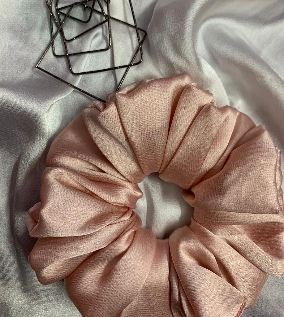 Scrunchie Hair Tie | Soft Satin Scrunchie | Gentle Elastic Hair Tie | Homemade Scrunchies | Gift Items | Perfect Gift For Her