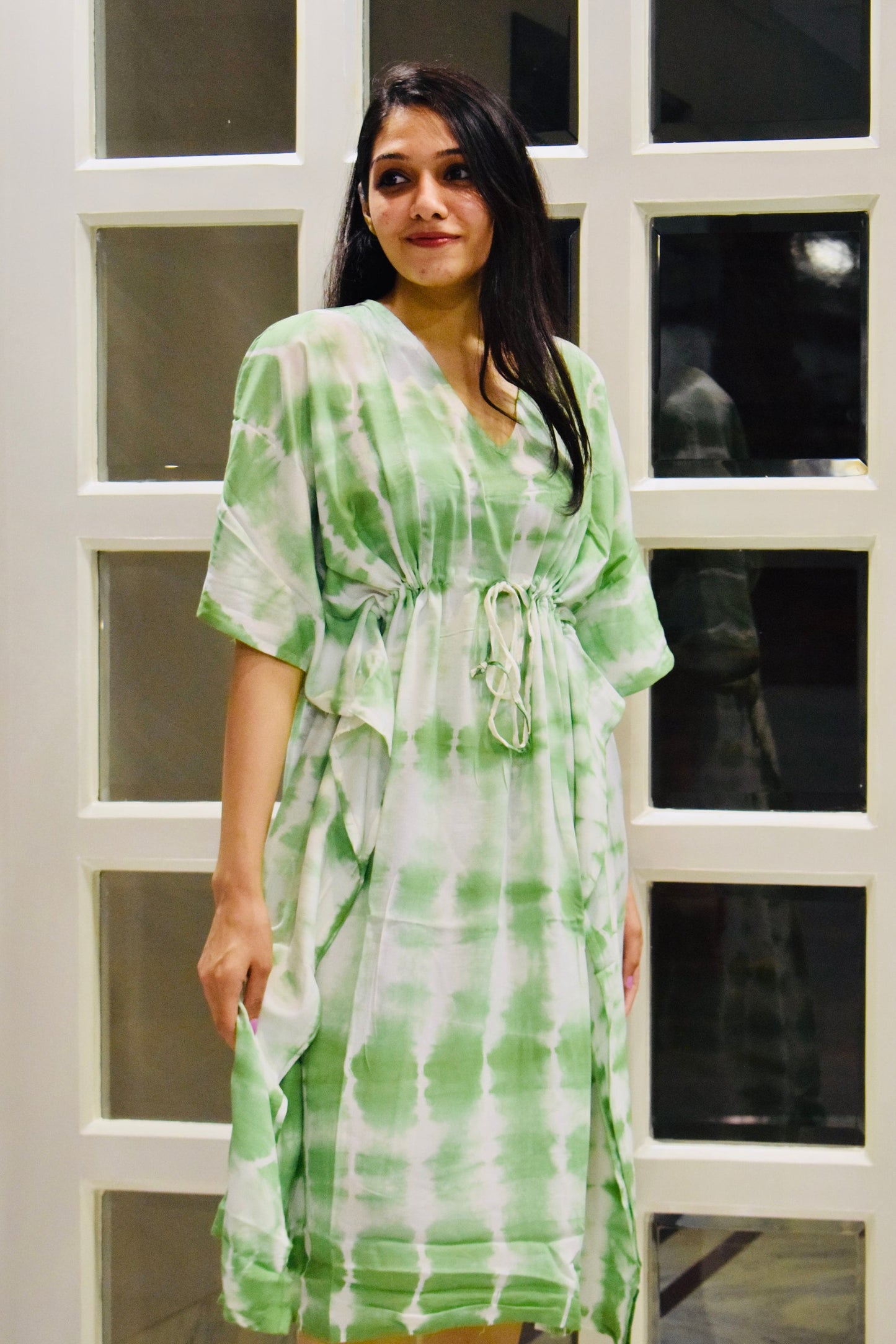 Tie Dye Kaftan Dress