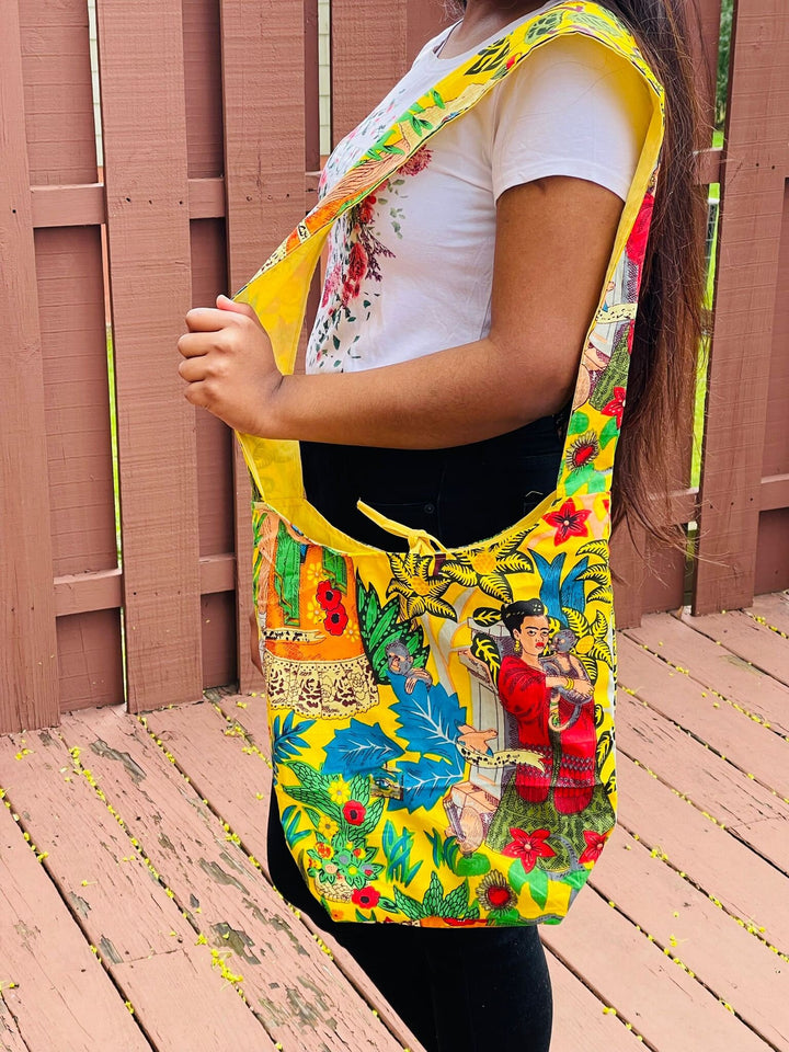 Frida Kahlo Tote Bag - Yellow