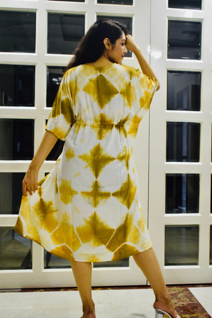 Tie Dye Kaftan Dress