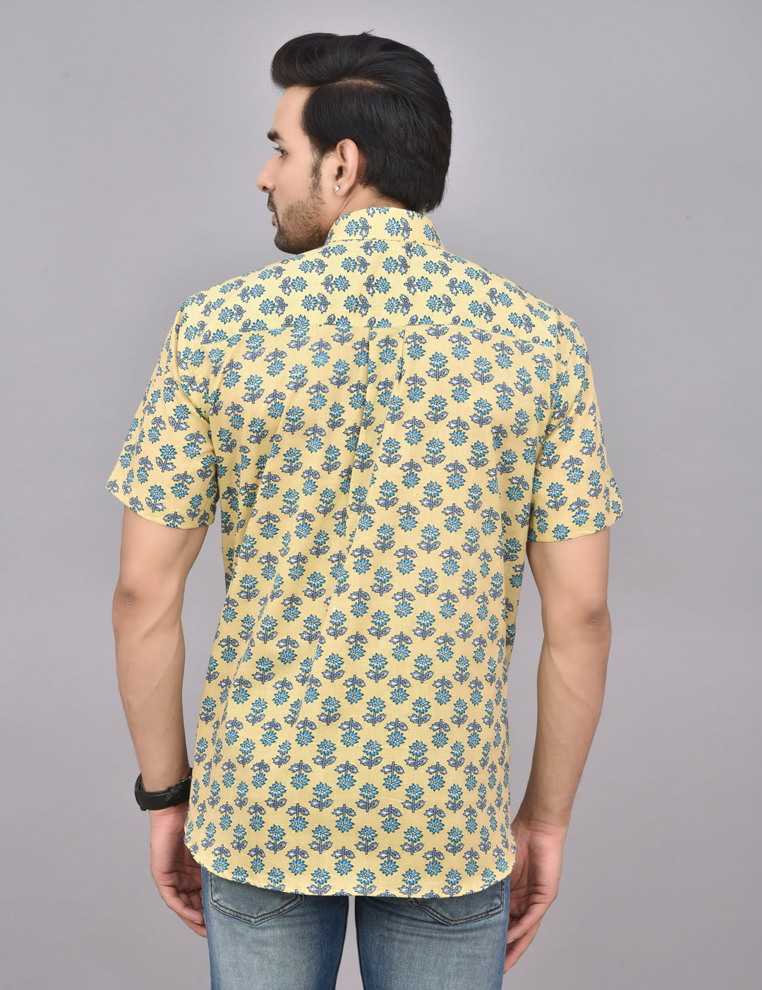 Hand Block Print Cotton Shirt