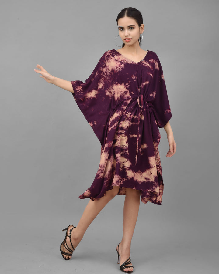 Hand-Dyed Rayon Kaftan