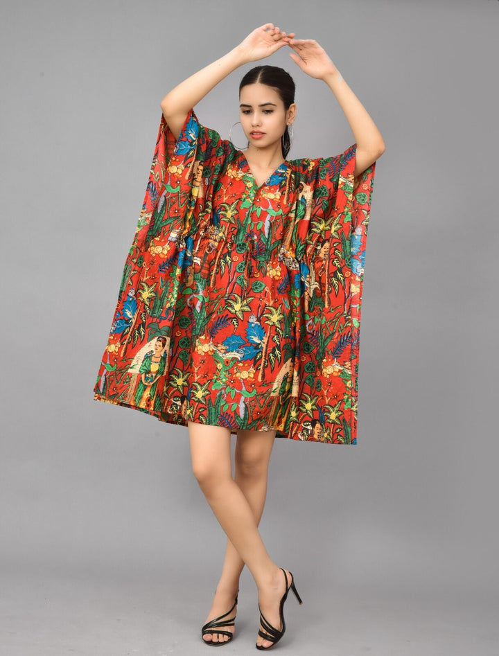 Frida Kahlo Print Kaftan