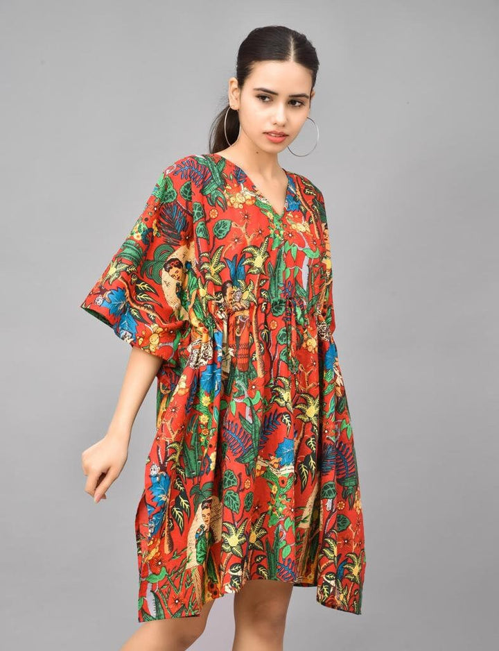 Frida Kahlo Print Kaftan