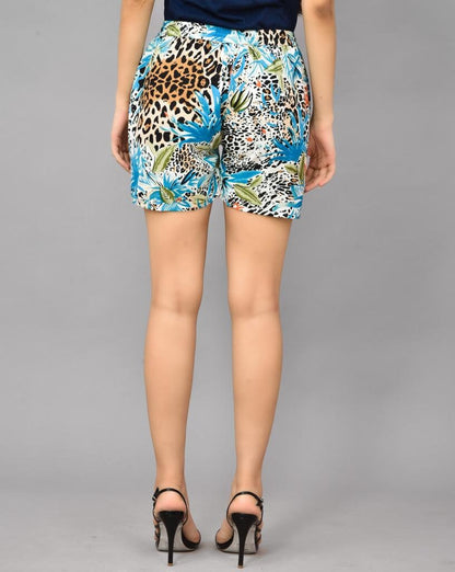 Floral Print Summer Shorts