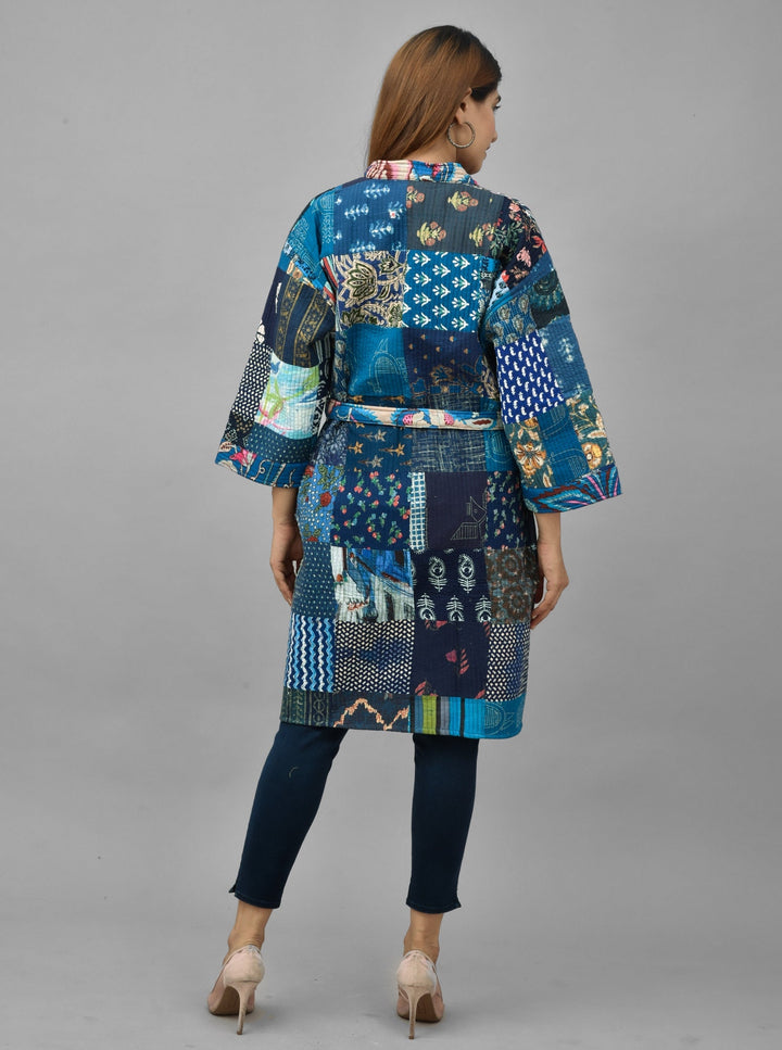 Handmade Cotton Kimono Bathrobe