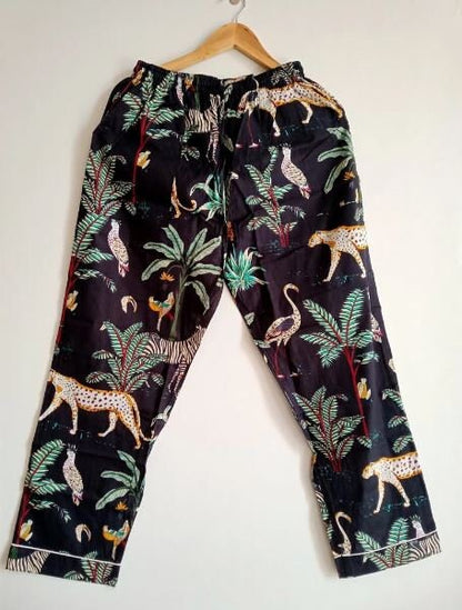 Roar-Some Black Long PJ Set