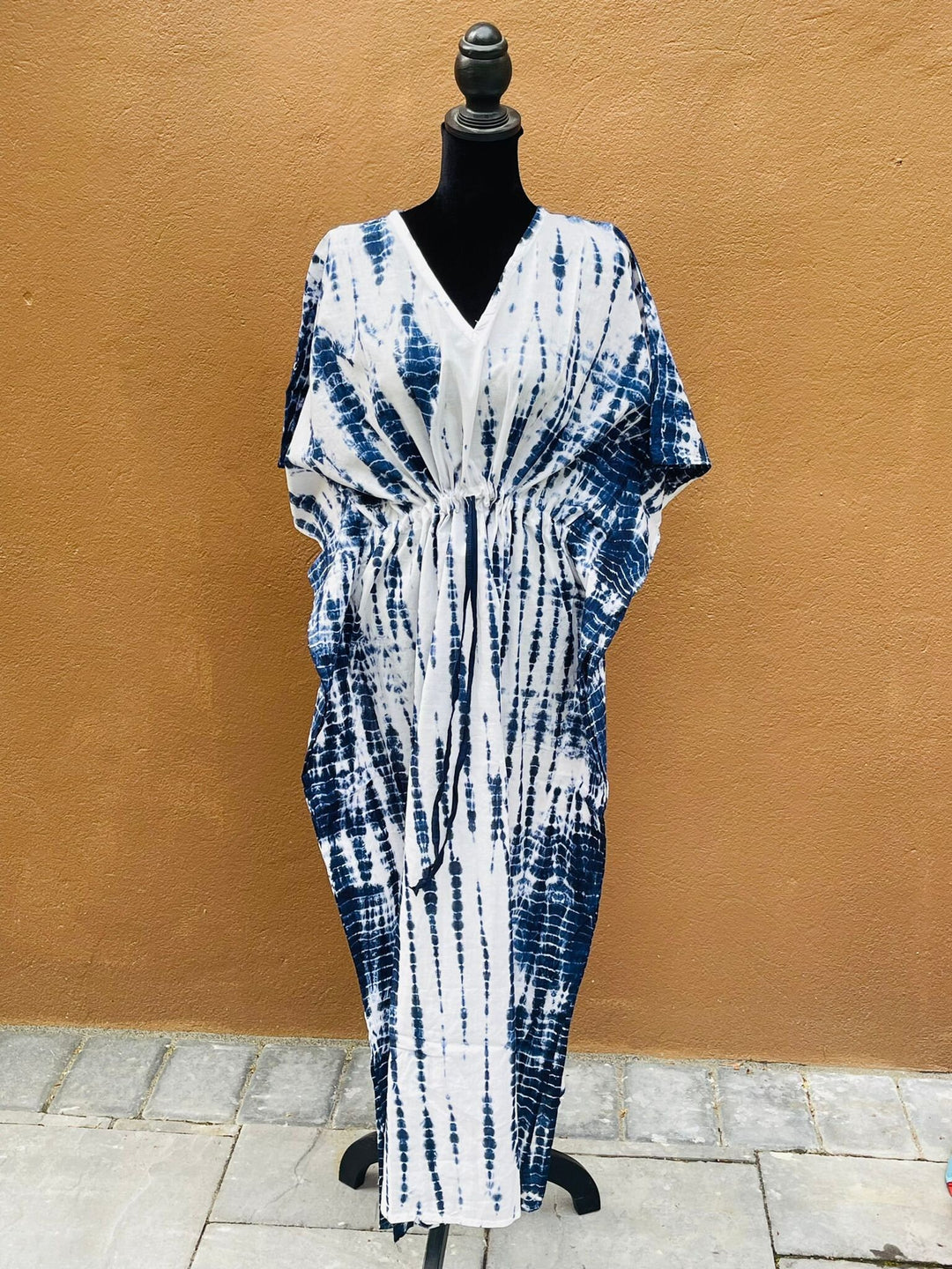 Blue Tie Dye Kaftan