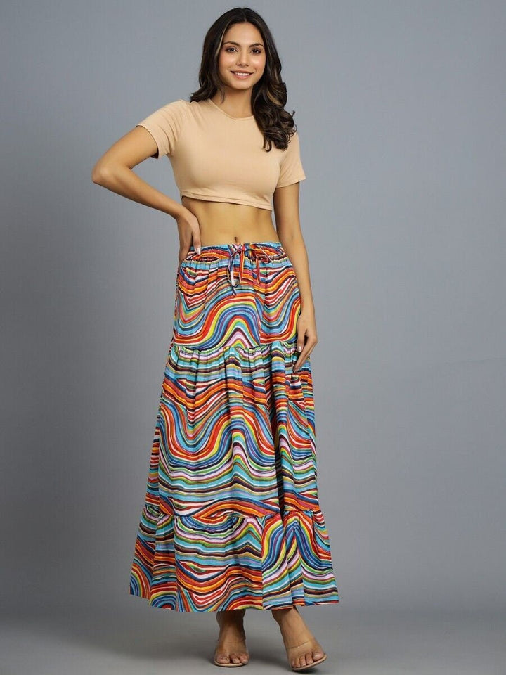 Hand-Crafted Indian Long Skirt Dress