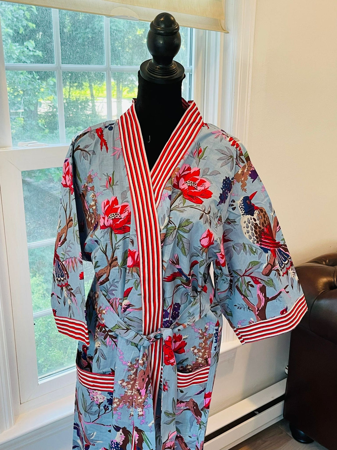 Handmade Floral Cotton Robe