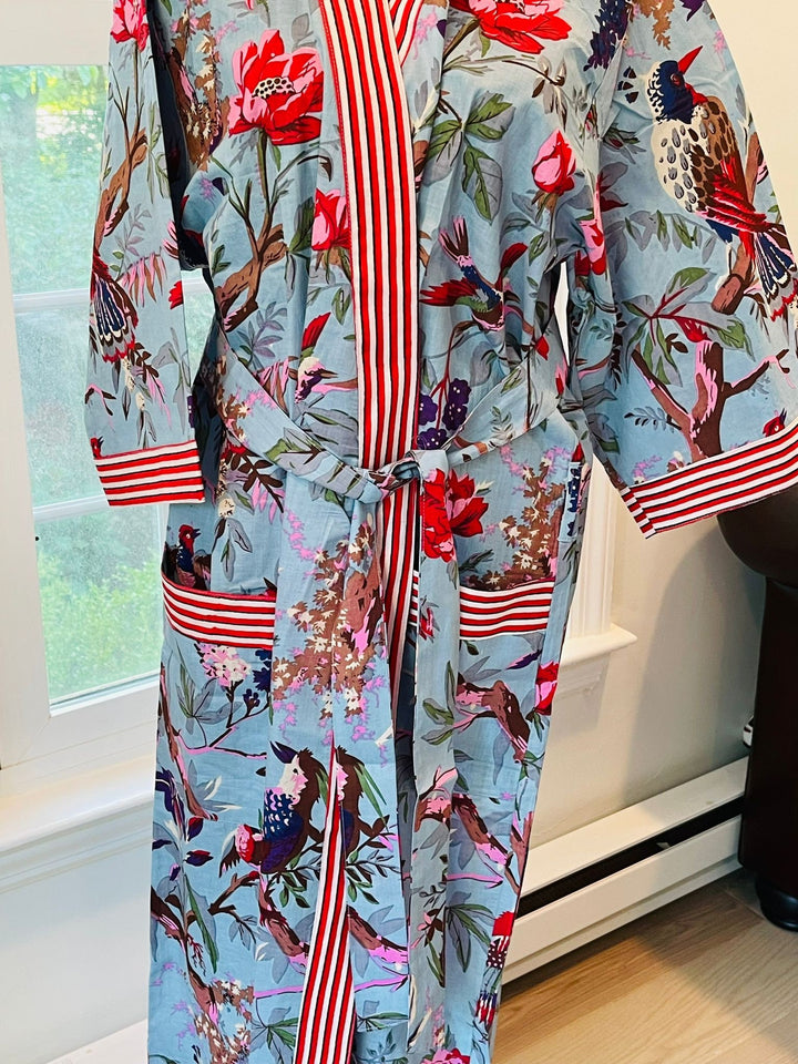 Handmade Floral Cotton Robe