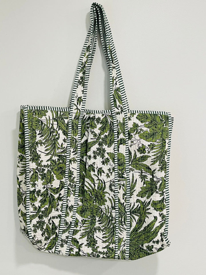 The Reversible Symphony Tote Bag - Green