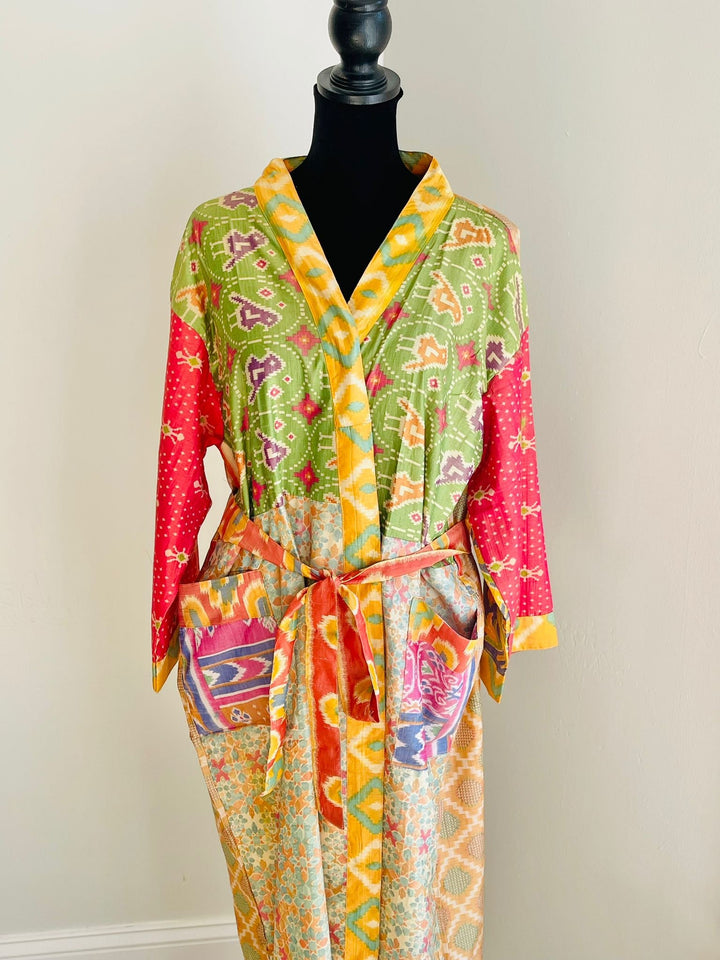 Silk Sari Kimono Robes