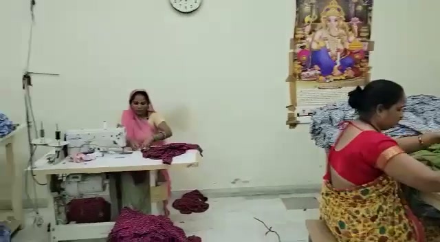 Inside the stitching room